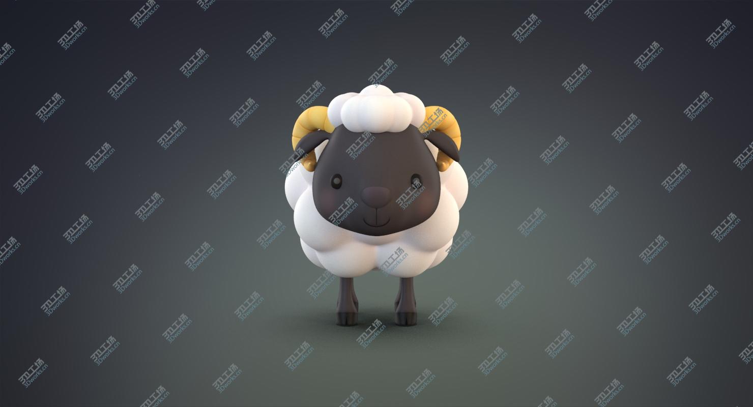 images/goods_img/2021040233/Cartoon Sheep 3D model/5.jpg